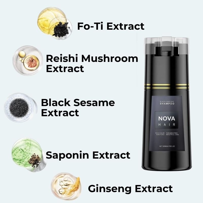 NovaHair™ 10-Minute Colour Wash | Bring Your Hair Colour Back to Life – Right in the Shower!