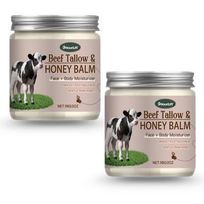 NouriLift™ | Beef Tallow & Manuka Honey Balm for Skin Firming