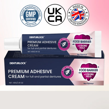 DenturLock™ | Premium Adhesive Cream