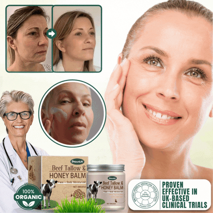 NouriLift™ | Beef Tallow & Manuka Honey Balm for Skin Firming