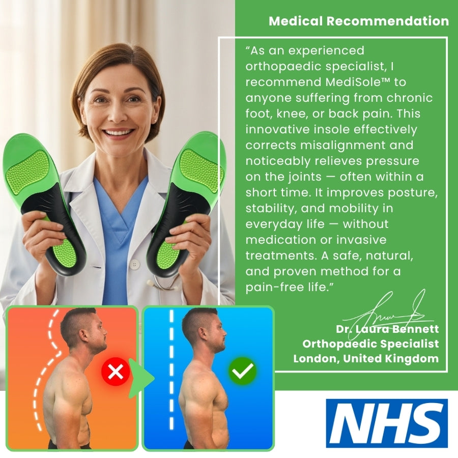 MediSole™ Insoles | Relieve Foot Pain and Improve Balance by 92% in Just 7 Days!