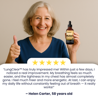 LungClear™ | Eliminate 98% of mucus and breathe freely again in just 3 days!