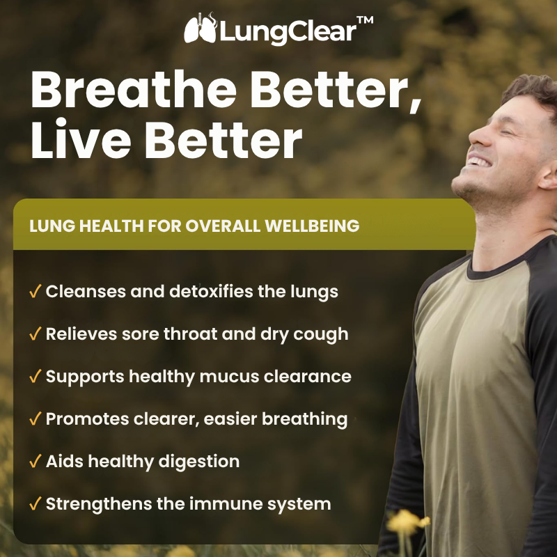 LungClear™ | Eliminate 98% of mucus and breathe freely again in just 3 days!