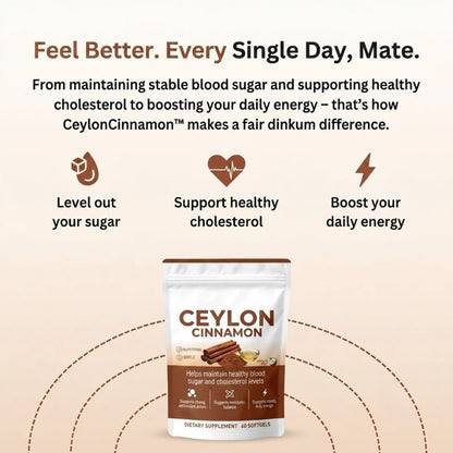 CeylonCinnamon™ | True Ceylon Cinnamon, 7,200mg Equivalent, with MCT Oil