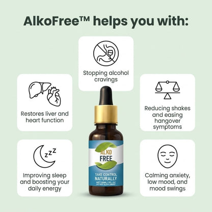 AlkoFree™ | Herbal Alcohol-Reduction Drops