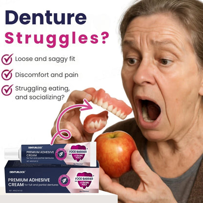 DenturLock™ | Premium Adhesive Cream
