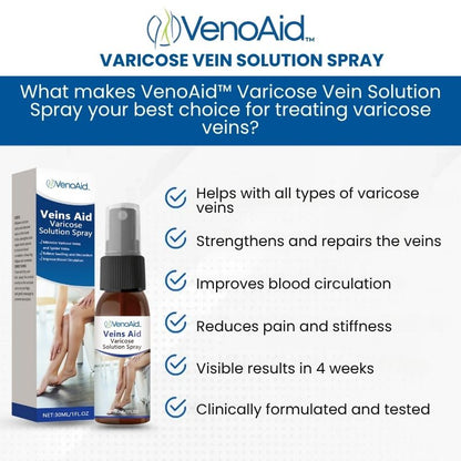 VenoAid™ | Varicose Vein Solution Spray