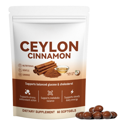 CeylonCinnamon™ | True Ceylon Cinnamon, 7,200mg Equivalent, with MCT Oil
