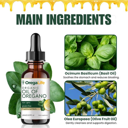 OregaLife™ | Organic Detox Oil Drops for Healthy Digestion