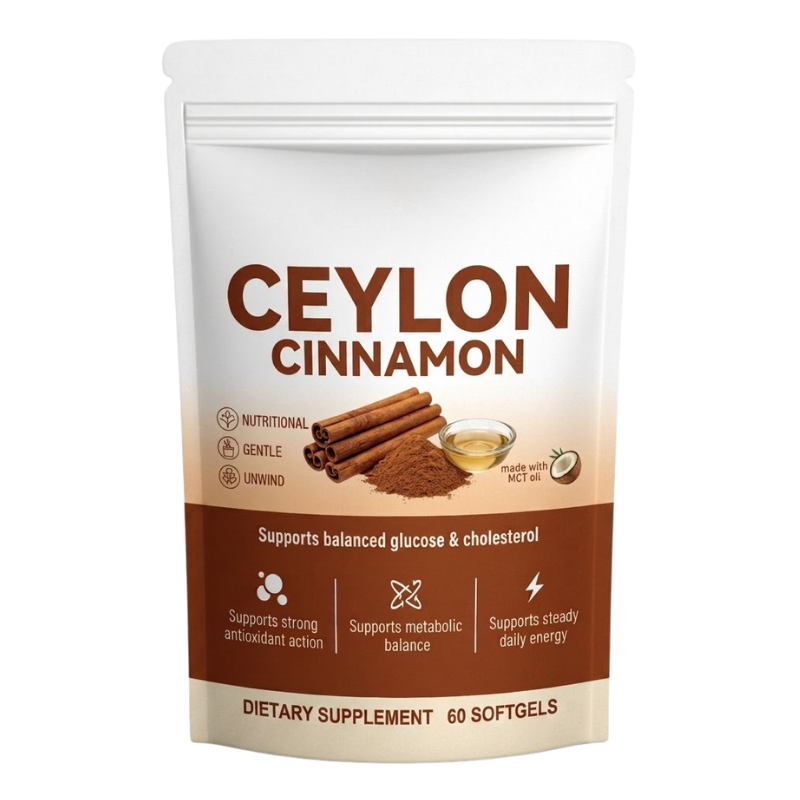 CeylonCinnamon™ | True Ceylon Cinnamon, 7,200mg Equivalent, with MCT Oil