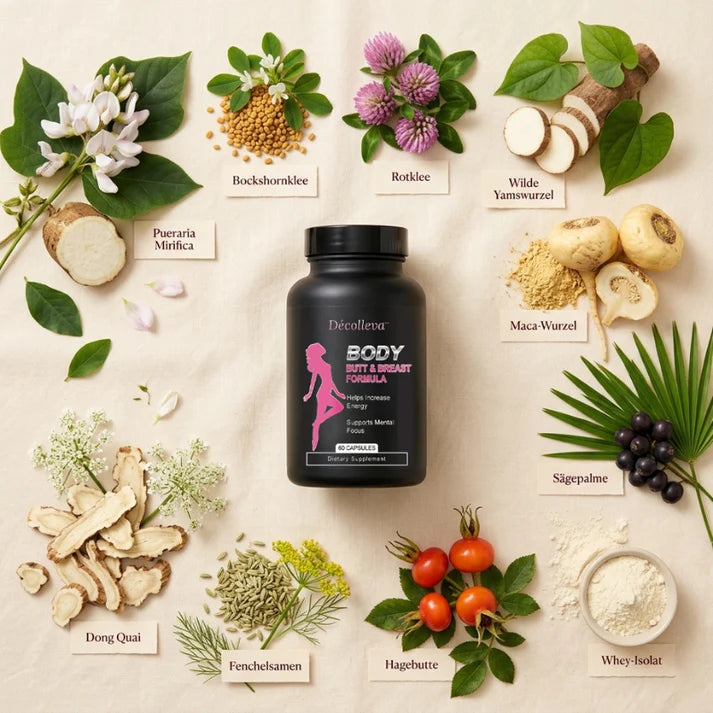 Décolleva™ | Fenugreek + Pueraria Mirifica for breast firming and fullness