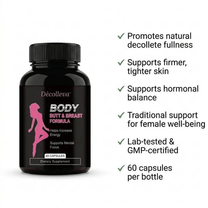 Décolleva™ | Fenugreek + Pueraria Mirifica for breast firming and fullness