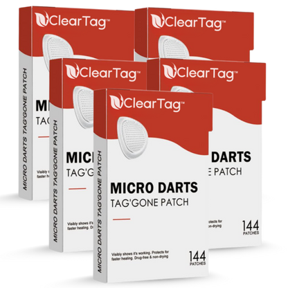 ClearTag™ | Micro Darts Tag Gone Patch
