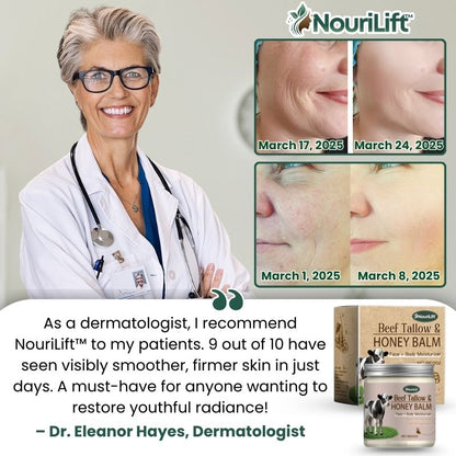 NouriLift™ | Beef Tallow & Manuka Honey Balm for Skin Firming