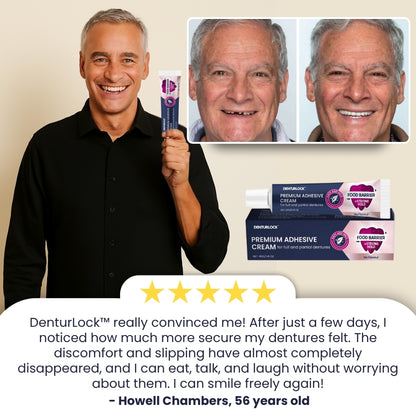 DenturLock™ | Premium Adhesive Cream