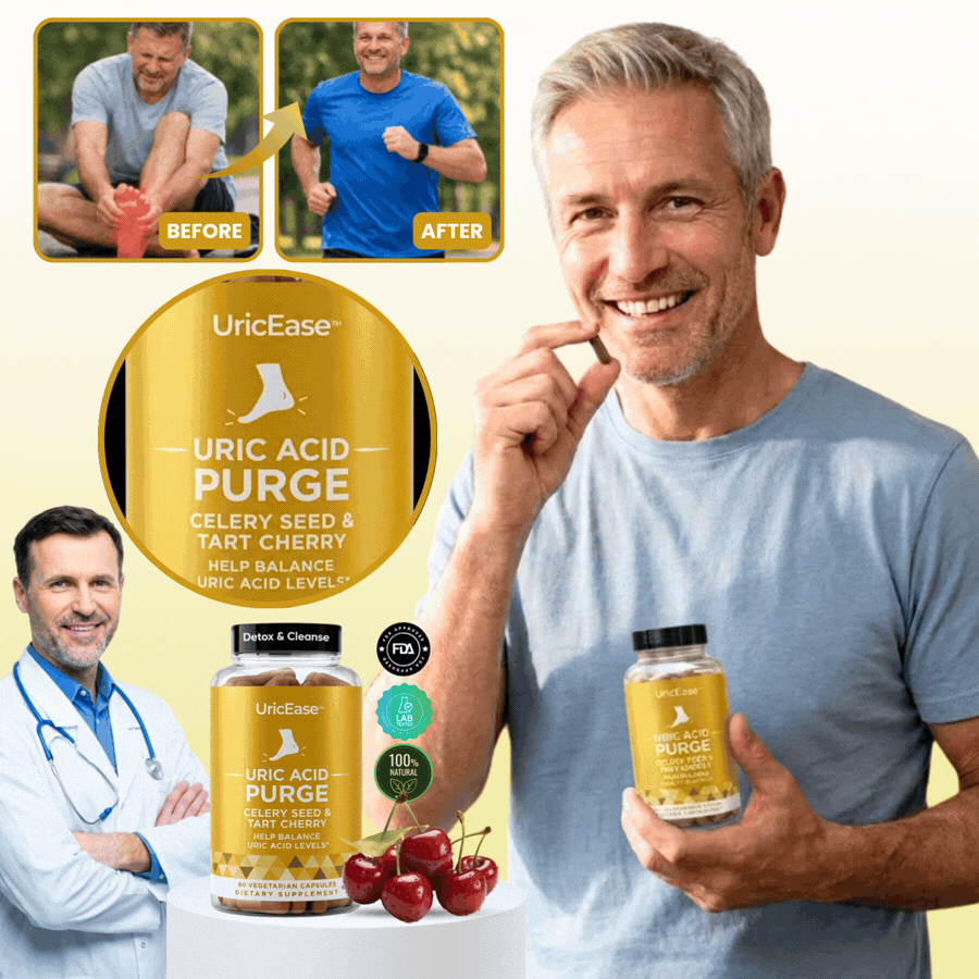 UricEase™ | Daily Uric Acid & Joint Support Capsules