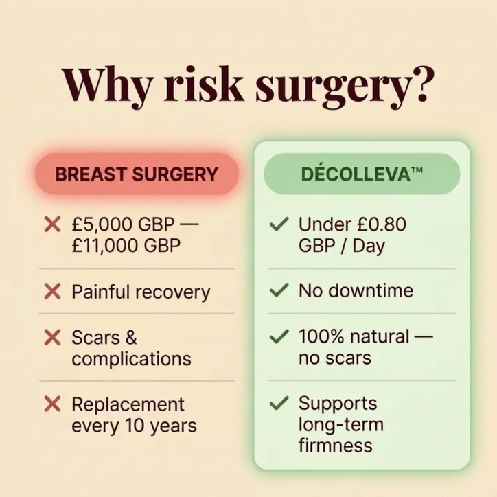 Décolleva™ | Fenugreek + Pueraria Mirifica for breast firming and fullness
